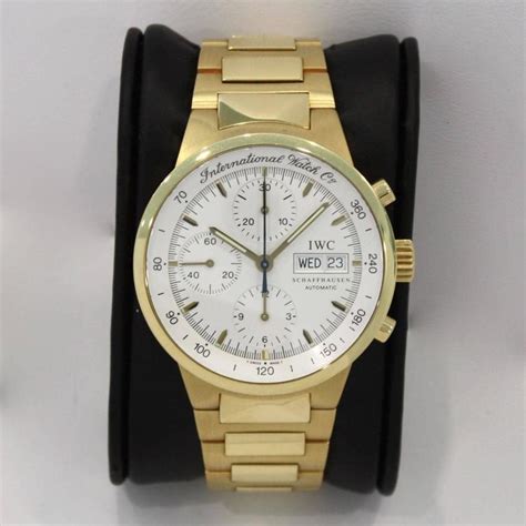 iwc yellow gold watch price